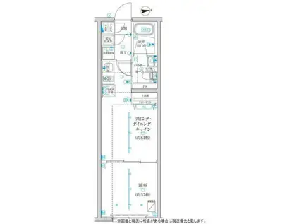 CREATIF西池袋(1LDK/4階)の間取り写真