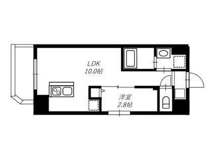 LIV CITY 横濱末吉町弐番館(1LDK/5階)の間取り写真