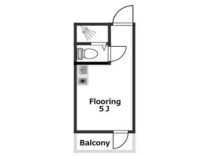 トップルーム品川(ワンルーム/4階)の間取り写真