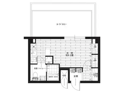 ライオンズプラザ南太田(ワンルーム/7階)の間取り写真