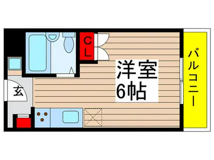 CLUB ORIENT NO.141 YACHIYODAI(ワンルーム/3階)の間取り写真