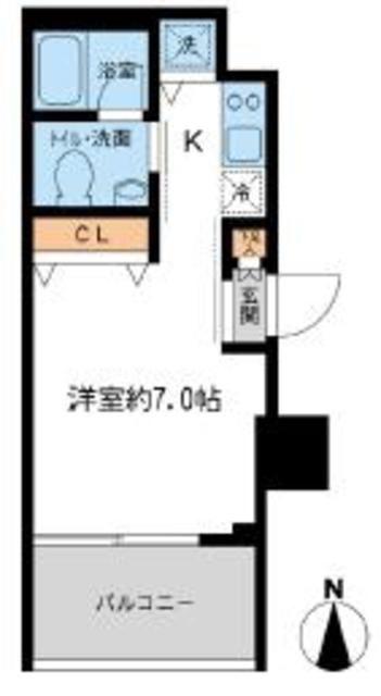 KDXレジデンス大島(ワンルーム/3階)の間取り写真
