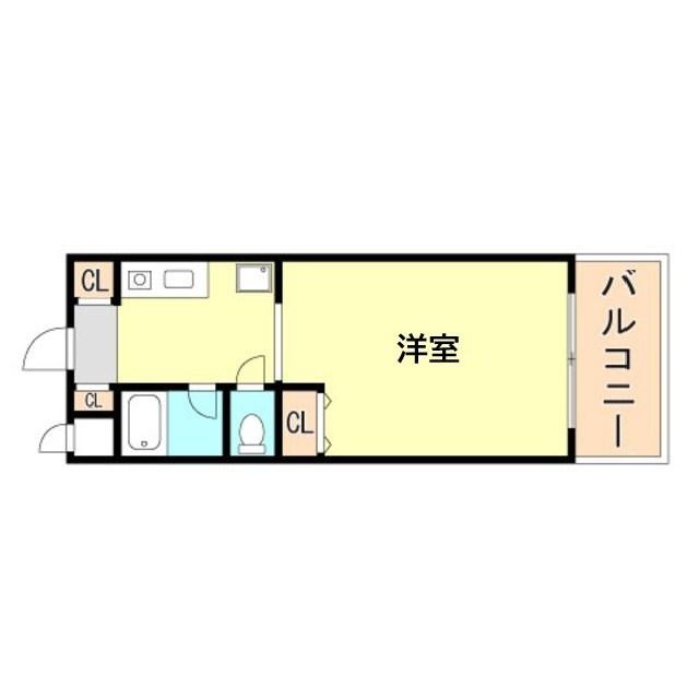 コパンジューヌⅢ(ワンルーム/2階)の間取り写真