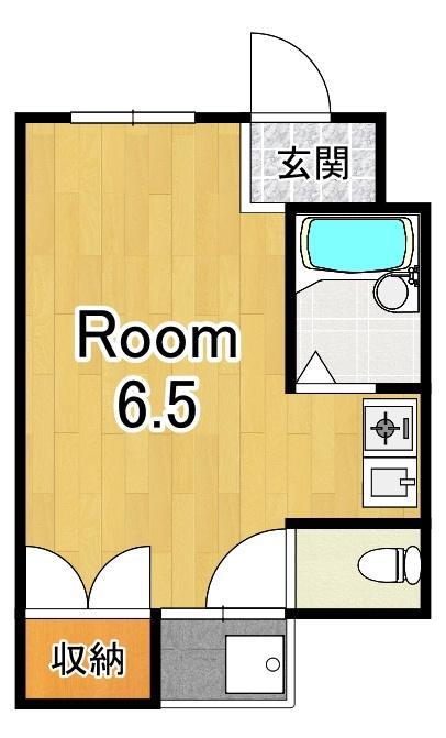 CASA神領(ワンルーム/4階)の間取り写真