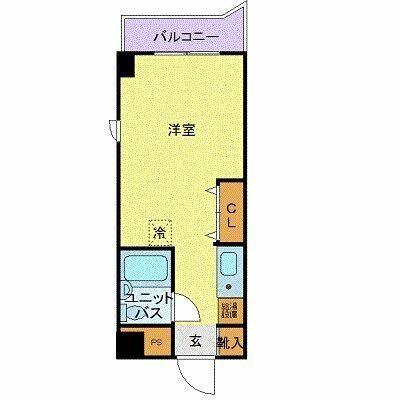 エルウイング板橋本町(ワンルーム/2階)の間取り写真