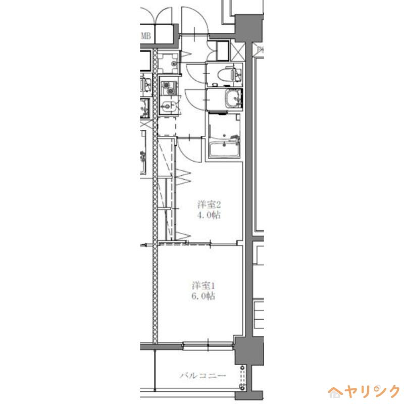 S-RESIDENCE上社AUREATE(2K/3階)の間取り写真