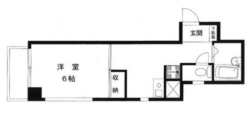 エスペランサ恵比寿(1K/5階)の間取り写真