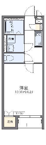 レオネクストセレッサIII(1K/2階)の間取り写真