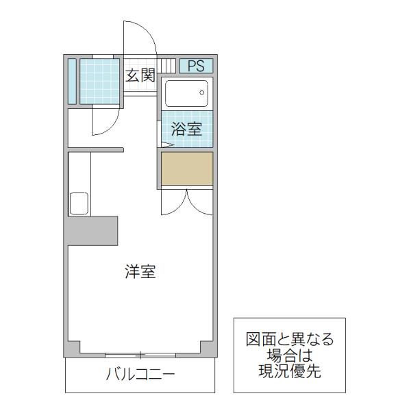 マルベリーハウス(ワンルーム/3階)の間取り写真
