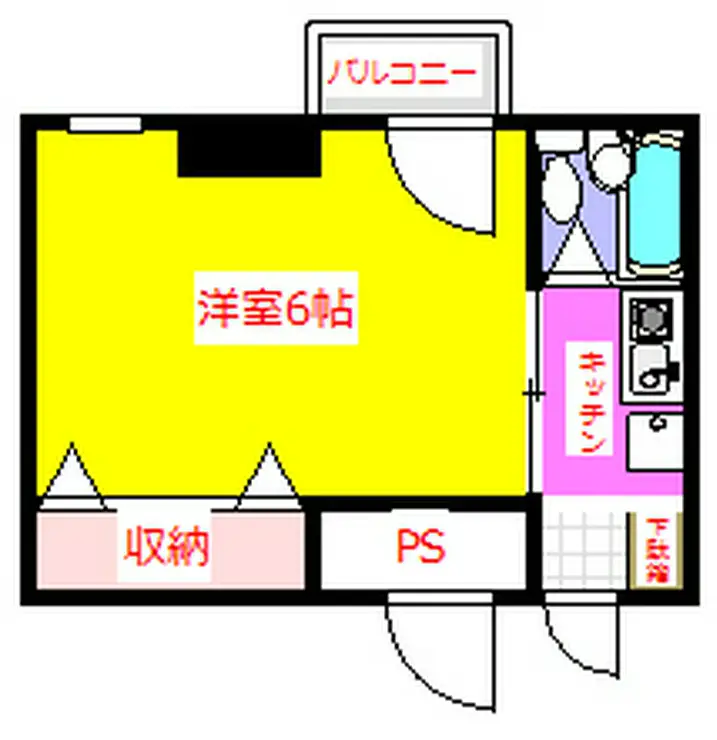 武政ビル 2階階 間取り