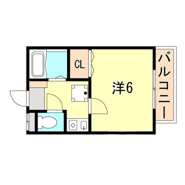 リッチハイツ(1K/1階)の間取り写真