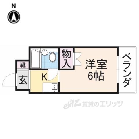 水野ビル(1K/3階)の間取り写真