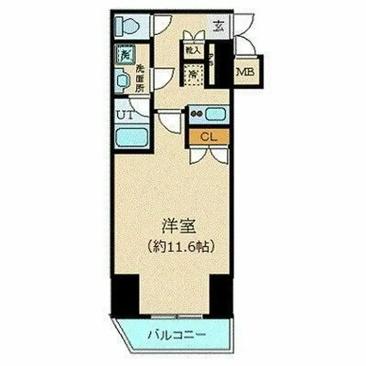 パレステュディオ虎ノ門 5階階 間取り