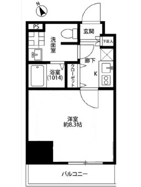 プレール・ドゥーク東京EASTV 3階階 間取り