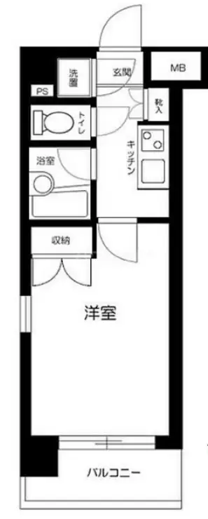 パレステュディオ大塚 4階階 間取り