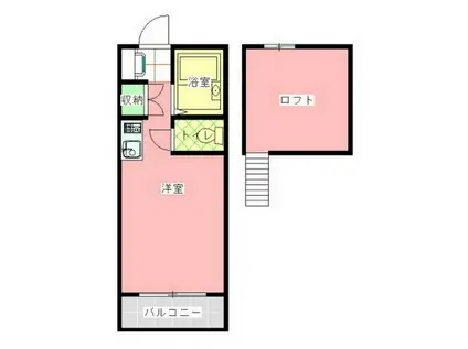 WATARI HOMES(ワンルーム/1階)の間取り写真