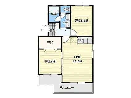 セプテンバー93(2LDK/1階)の間取り写真