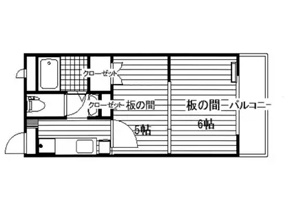 PRIMA VERA(2K/2階)の間取り写真