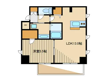 メゾン・プティシエル(1LDK/4階)の間取り写真