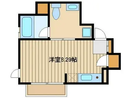 BLD.NIMOレジデンス(ワンルーム/4階)の間取り写真