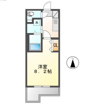 ソフィア本山(1K/5階)の間取り写真
