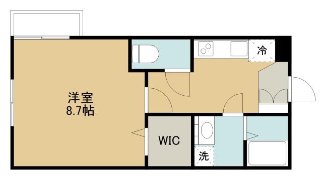 MAISON NON-NON(1K/1階)の間取り写真