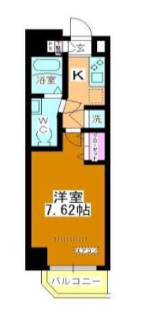アルファコート西川口6(1K/3階)の間取り写真