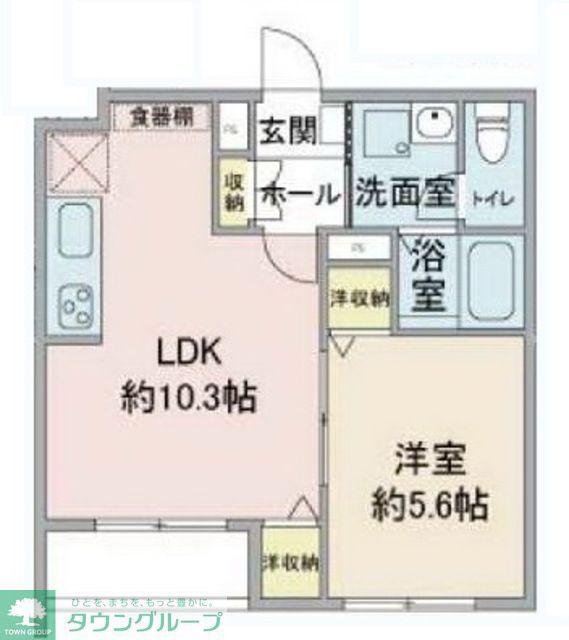 ピュハ ヴァロメッツア(1LDK/1階)の間取り写真