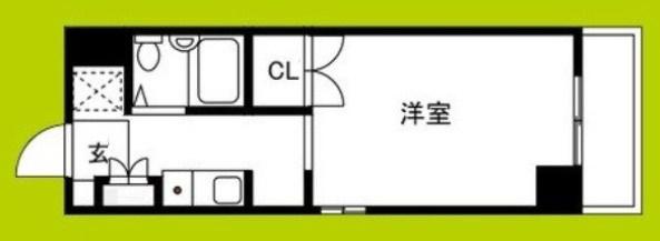 メゾンフロンティア(ワンルーム/3階)の間取り写真