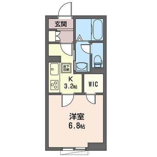 イースト MAISON(1K/1階)の間取り写真