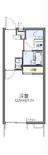 レオパレス拓亀島(1K/2階)の間取り写真