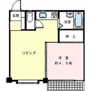 グレイス池園(1LDK/3階)の間取り写真