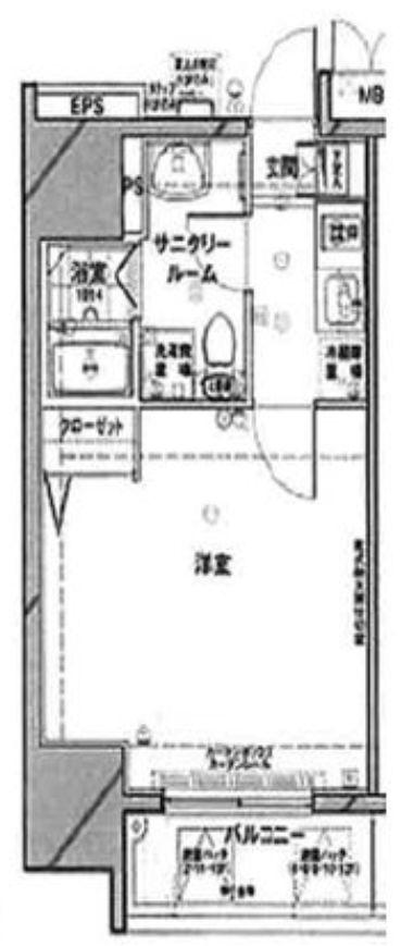 ステージファースト東日暮里(1K/3階)の間取り写真