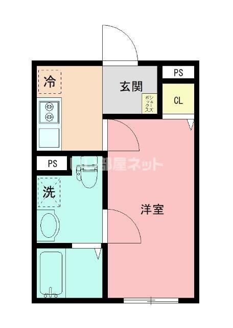 REBERTY瀬谷(1K/1階)の間取り写真