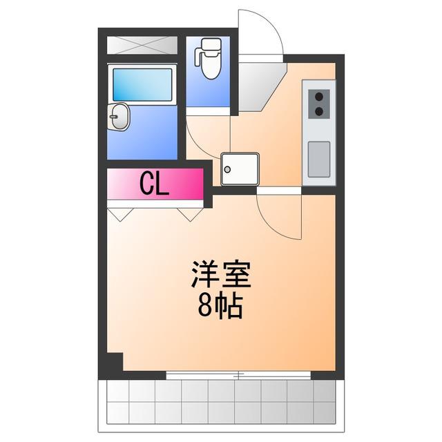 COLLECTION沼(1K/2階)の間取り写真