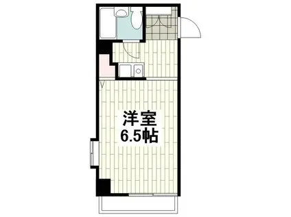 ライオンズマンション横浜第三(1K/3階)の間取り写真