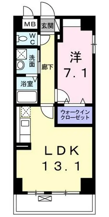 リヴィエールプラス 3階階 間取り