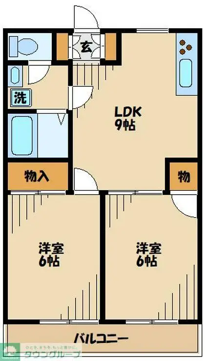 グランドゥールヒルズ 1階階 間取り