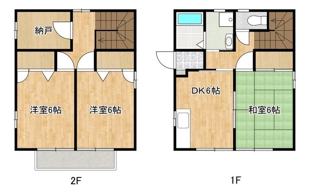 ベルコート泉(3SDK/1階)の間取り写真