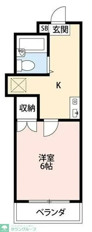 シャトル日新 1階階 間取り