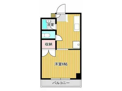 LA GRACE 壱番館(1K/3階)の間取り写真