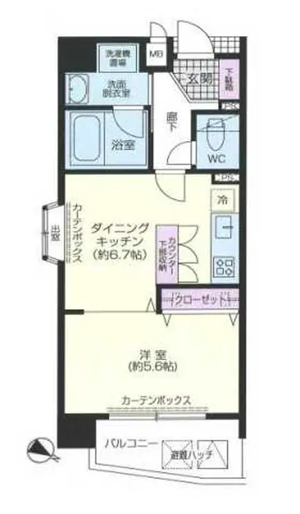 インフィニティ渋谷山手 3階階 間取り
