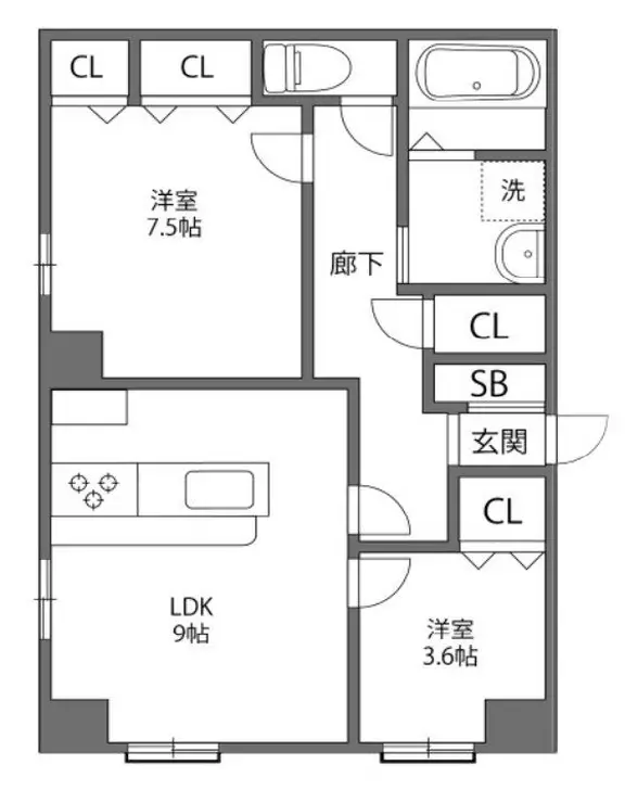リオマンション 2階階 間取り
