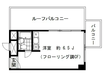 ソフトタウン赤坂(ワンルーム/5階)の間取り写真