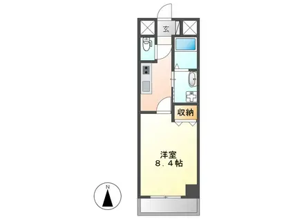 HF丸の内レジデンス(1K/9階)の間取り写真