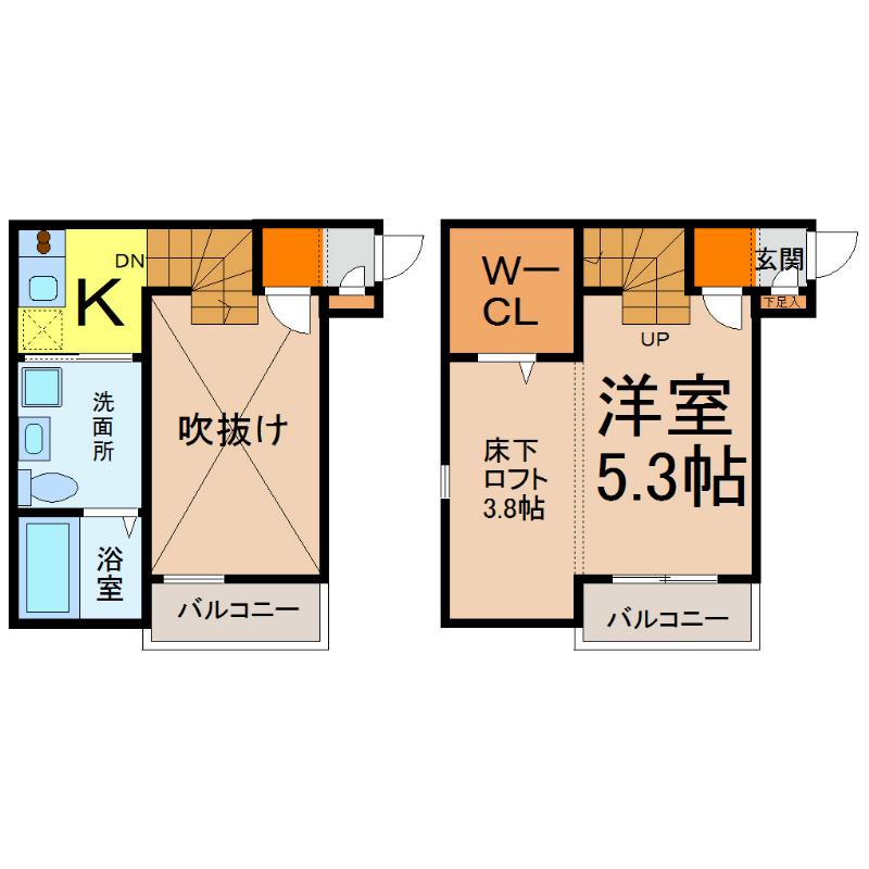熱田スカイタワー31F(1K/1階)の間取り写真