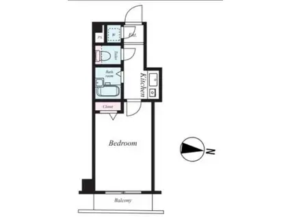 フェニックス中野新橋(1K/3階)の間取り写真