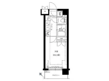 パレステュディオ大塚(1K/4階)の間取り写真