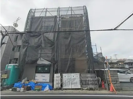 椥辻西浦町B(1K/3階)の外観写真