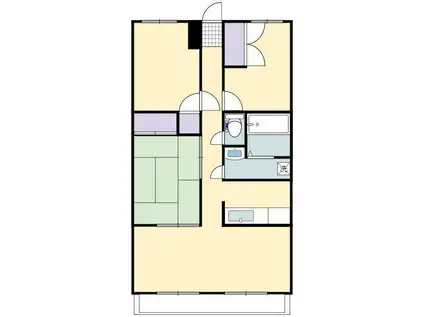 モンテローザ(3LDK/3階)の間取り写真